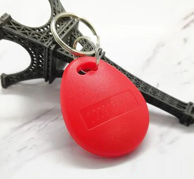 125khz keychain cards passageway access control key token tag read only keyfob logo printing support id number em4100 rfid | Безопасность
