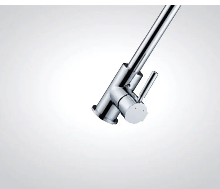 Бесплатная доставка 360 градусов вращения твердая латунь смеситель для кухни Семь