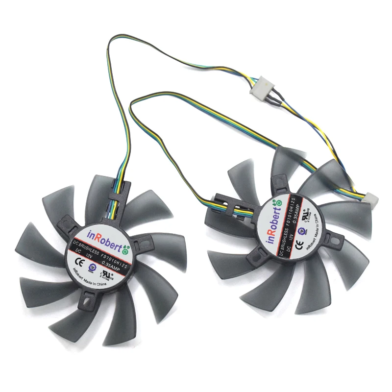 2 шт./лот охлаждающий вентилятор Sapphire HD7870 HD7970 VGA для карт памяти Palit GTX 1080 GTX1070 MAXSUN 1060