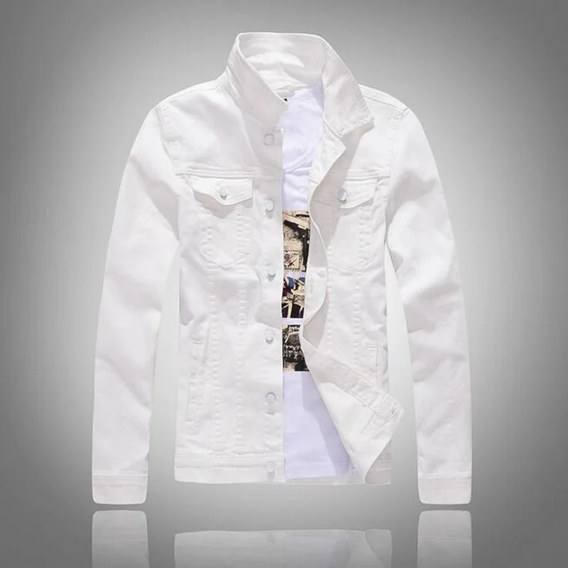 Мужская джинсовая куртка с длинным рукавом розовая ковбойская из денима