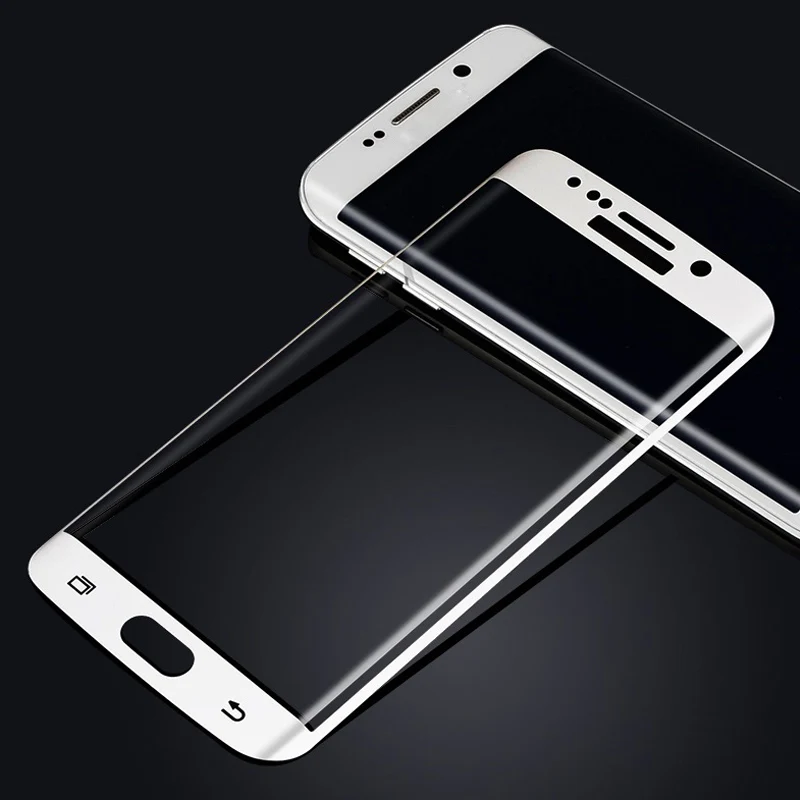 50 шт 3D изогнутое полноэкранное стекло для samsung galaxy S6 edge/s6 edge plus полное закаленное