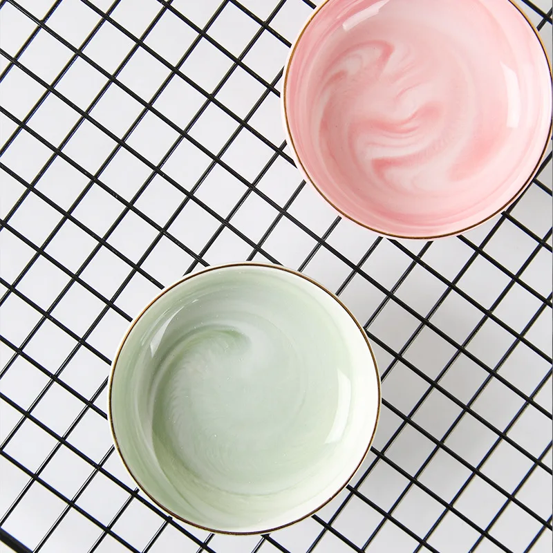 Керамическая тарелка мраморные приправа для блюд подносы скандинавский мини