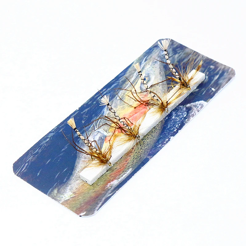 Professional hand tied 4pcs 14# daddy flies with longlegs trout fishing dry fly lures artificial Mosquito insect | Спорт и