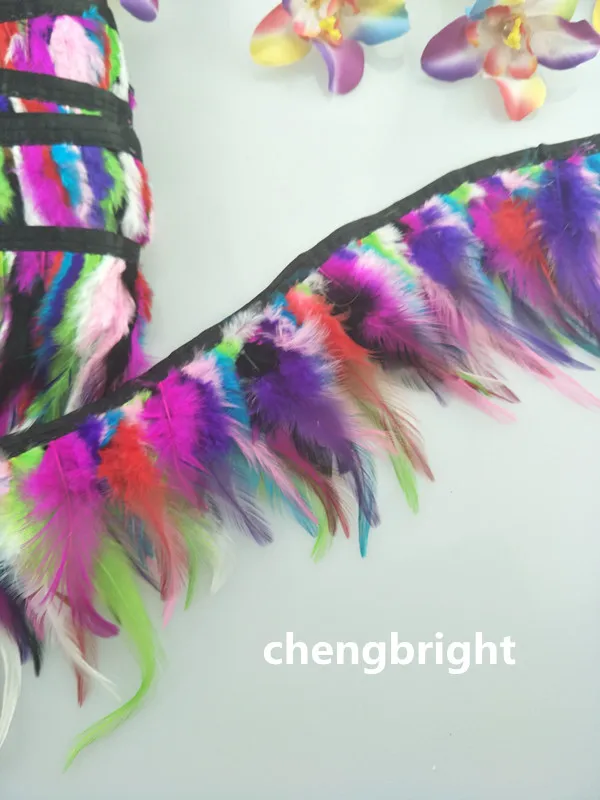Декоративная лента из перьев индейки 4 6 дюймов/10 15 см|feather ribbon|natural turkey feathersturkey