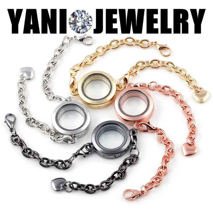 10 шт./лот Новое поступление 25 мм Круглый Простой плавающий медальон