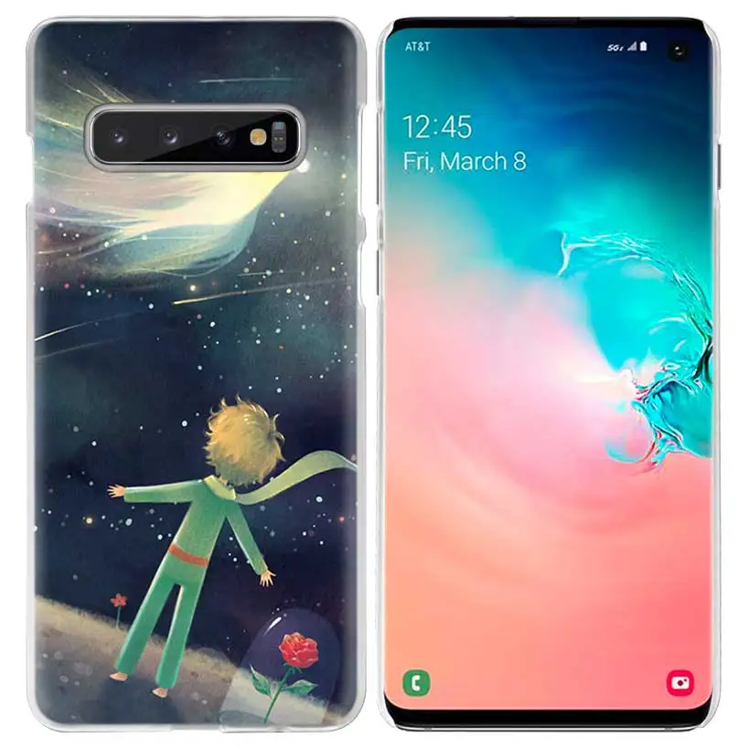 08 С принтом «Маленький принц», чехол для samsung Galaxy S10 5G S10e S9 S8 M30 M20 M10 J4 J6 плюс J8 Note 8 9 прозрачный жесткий чехол из ПК для телефона - Цвет: 08