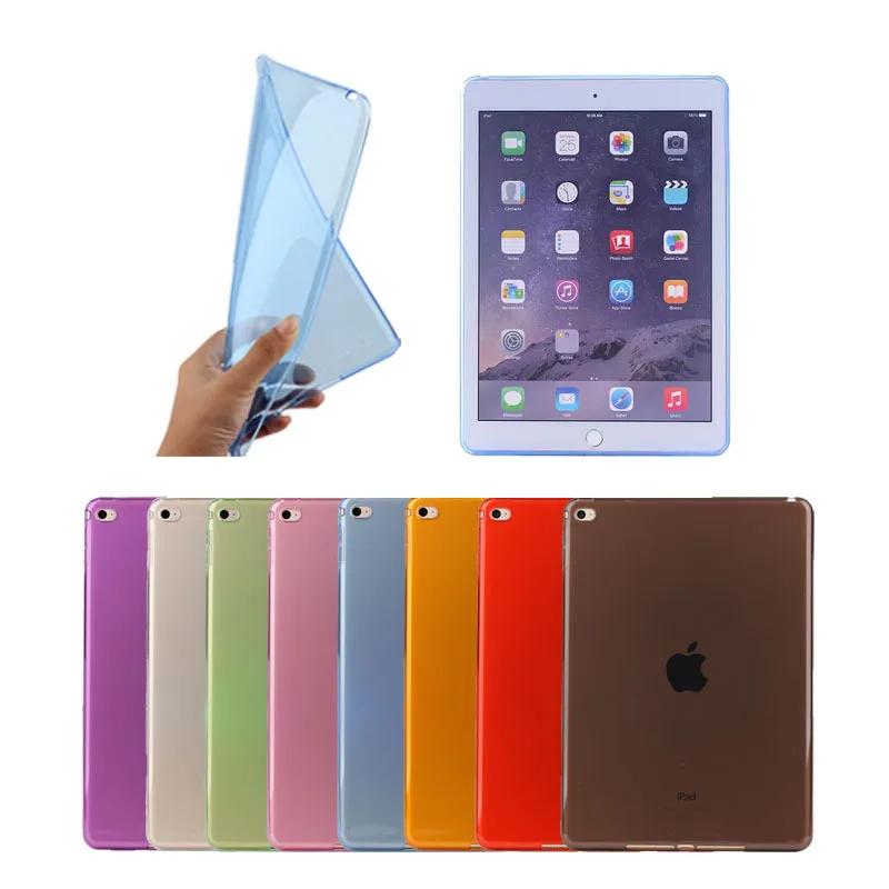 Для ipad Air/5 ультра тонкий кристально прозрачный умный Мягкий ТПУ резиновый