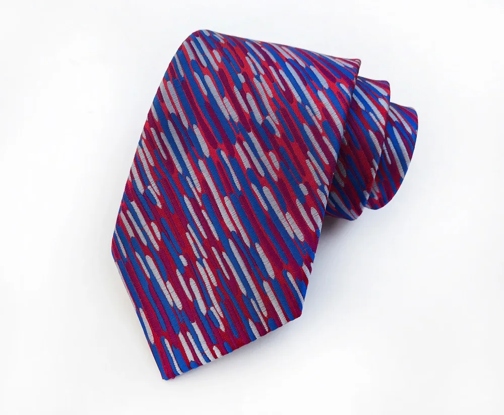 Дизайнерский мужской галстук высокое качество тканые галстуки на шею Звездный