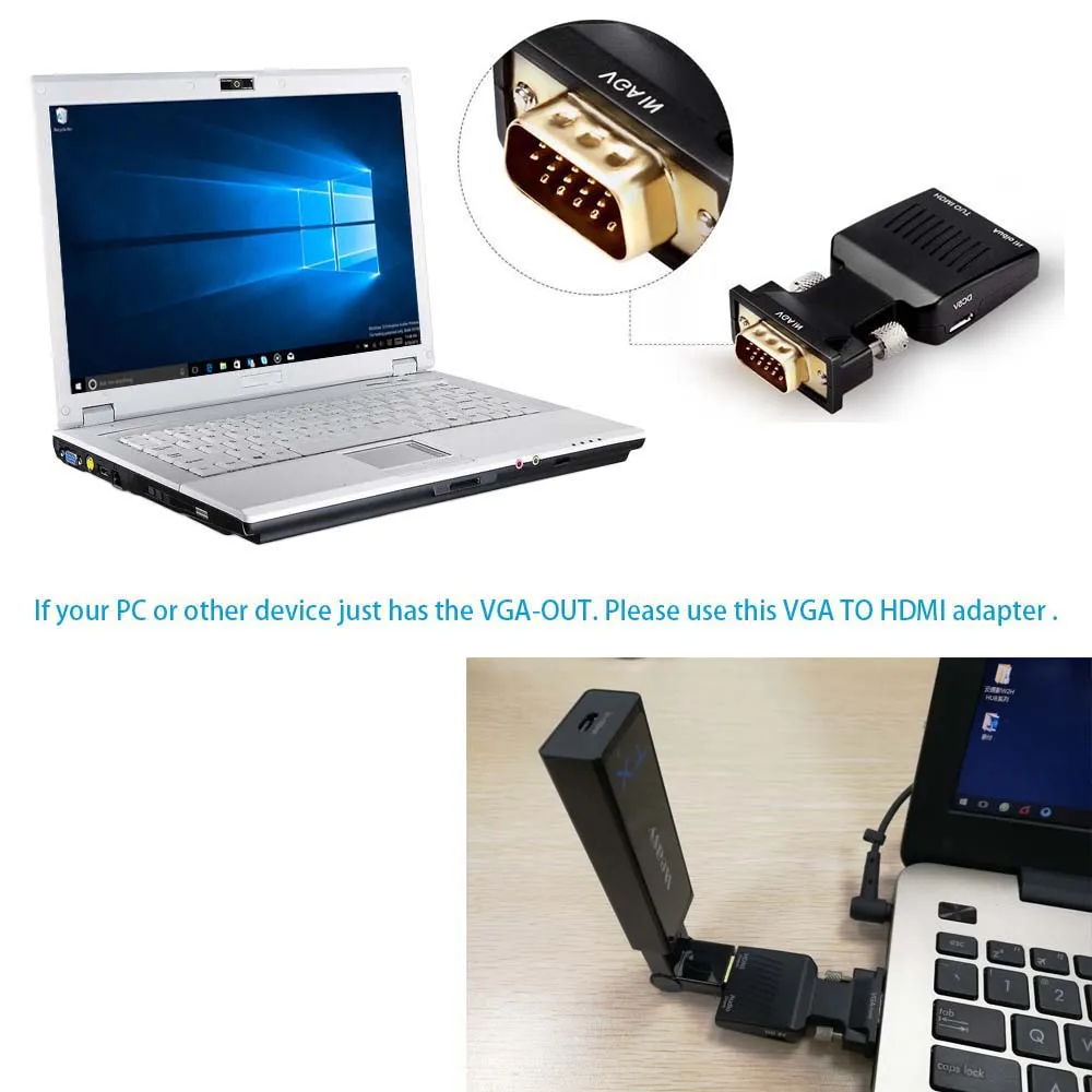 Беспроводной HDMI-передатчик и приемник Measy W2H MINI 2 расширитель HDMI до 30 м/100 футов (W2H +