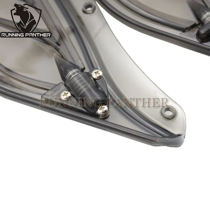 Мотоциклы Запчасти Черный ABS Пластик крыло лобового воздушные дефлекторы