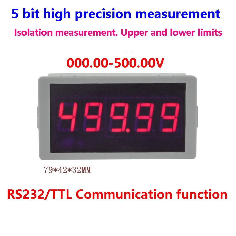 GWUNW BY56W DC 500 00 V(500V) 5 битный прецизионный вольтметр RS232 Последовательная связь