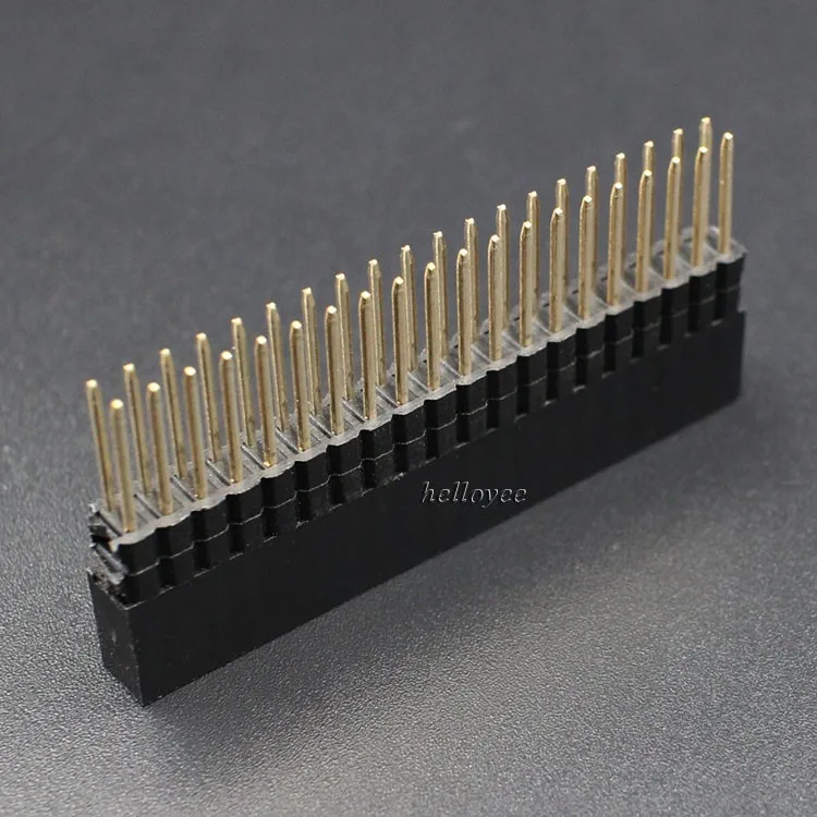 Hellotronics 50 шт./лот 2x20 Pin очень высокий заголовок 8,5/5,0/10,5 мм Штабелируемый заголовок для RaspberryPi A+ Модель B Plus Pi 2 Pi 3 Pi 4