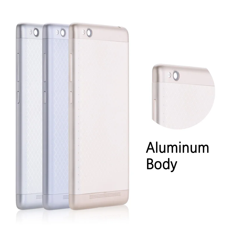 Задняя крышка для Xiaomi Redmi 3 на батарею золотой