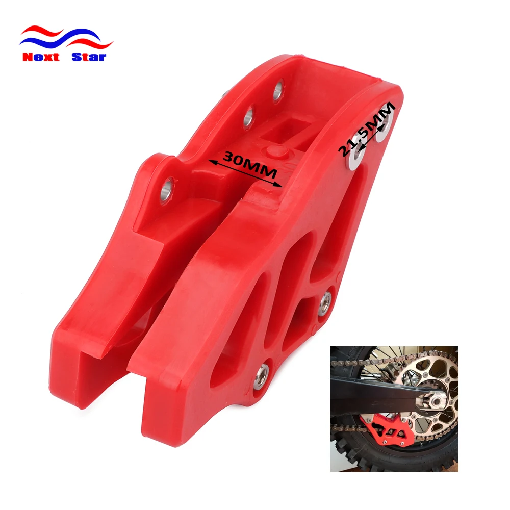 Мотоцикл Красный слайдер цепи гвардии руководство для HONDA CRF250R CRF250X CRF450R 2007- CRF450X 2008- CRF 250R 250X 450R 450X