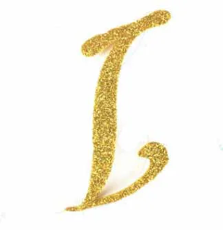 I Ynaayu 1 шт. золотые буквы A-Z Топпер для торта топпер для торта «С Днем Рождения» детские украшения для дня рождения Детские топперы для торта Вечерние - Цвет: I