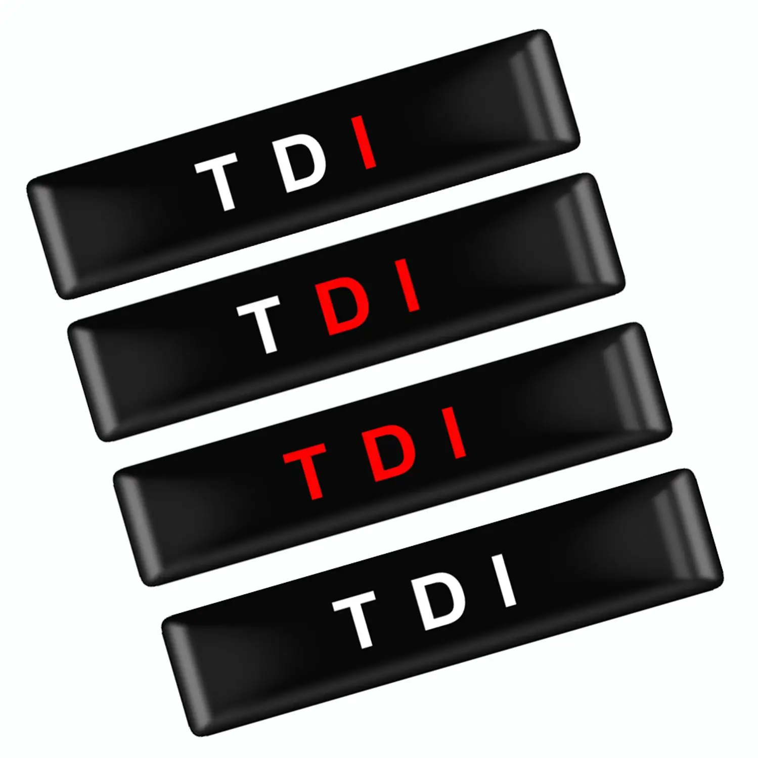 2/4/10 шт. автомобильный Стайлинг 3D TDI декоративная наклейка эмблема кузова