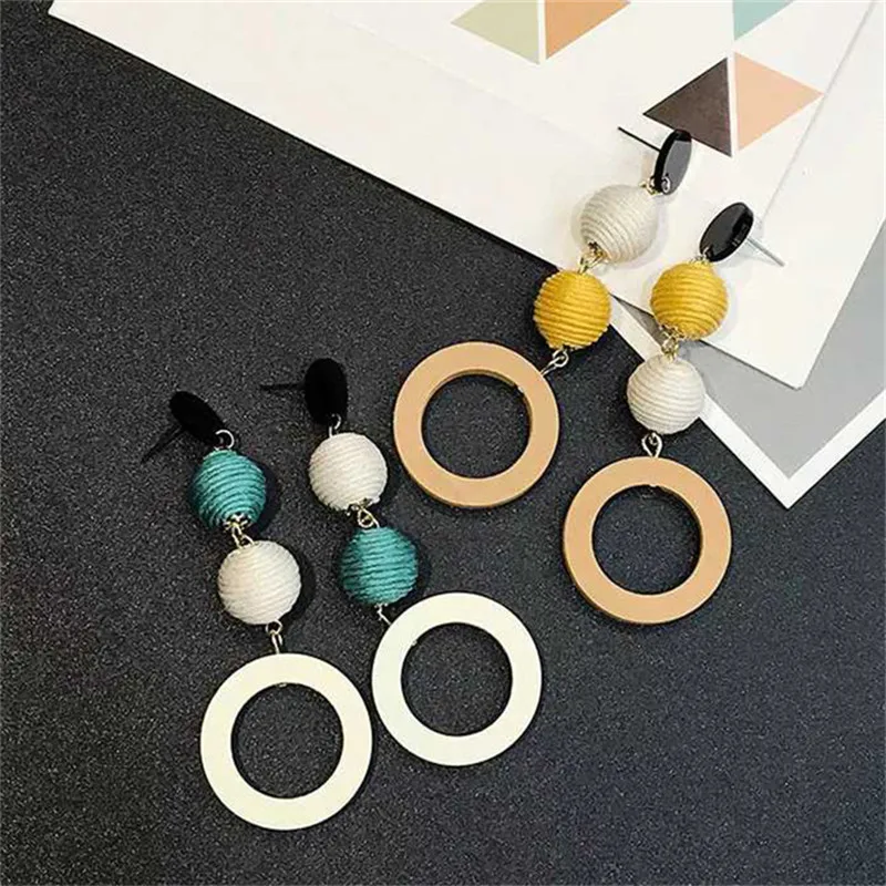 20pcs Hollow Round Wood Connectors Pendants Charms DIY Earrings Making Hair Accessories Wooden Crafts Women Jewelry Findings | Украшения и