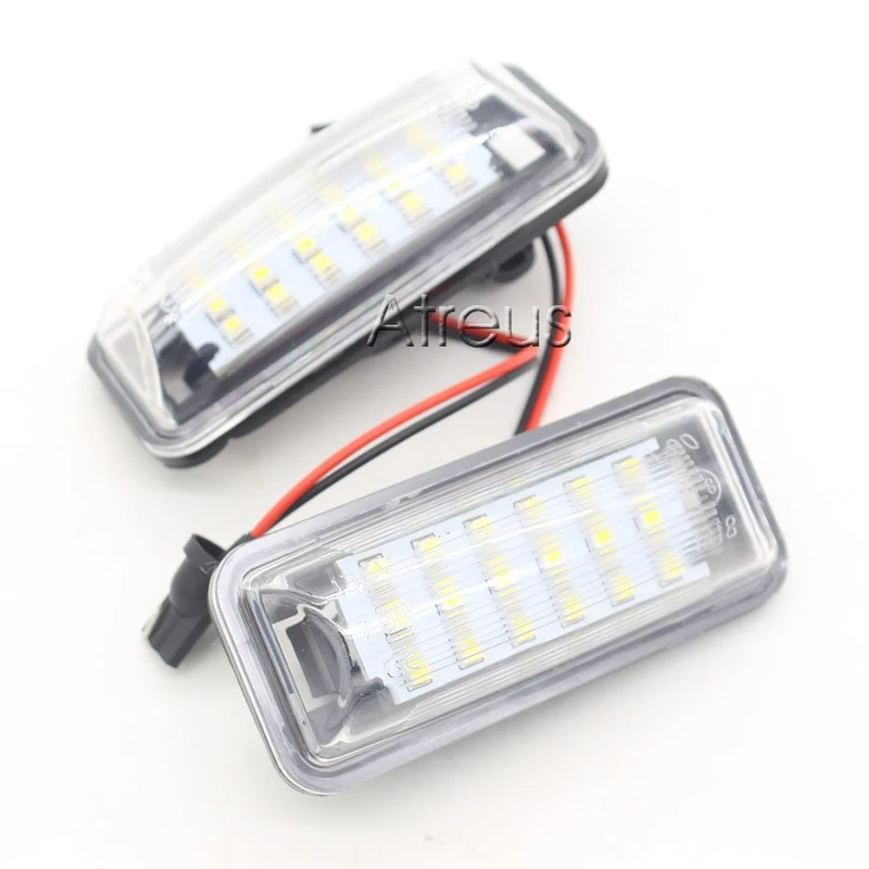 2X Автомобильный светодиодный номерной знак светильник 12V SMD3528 лампа для Toyota Scion FR S