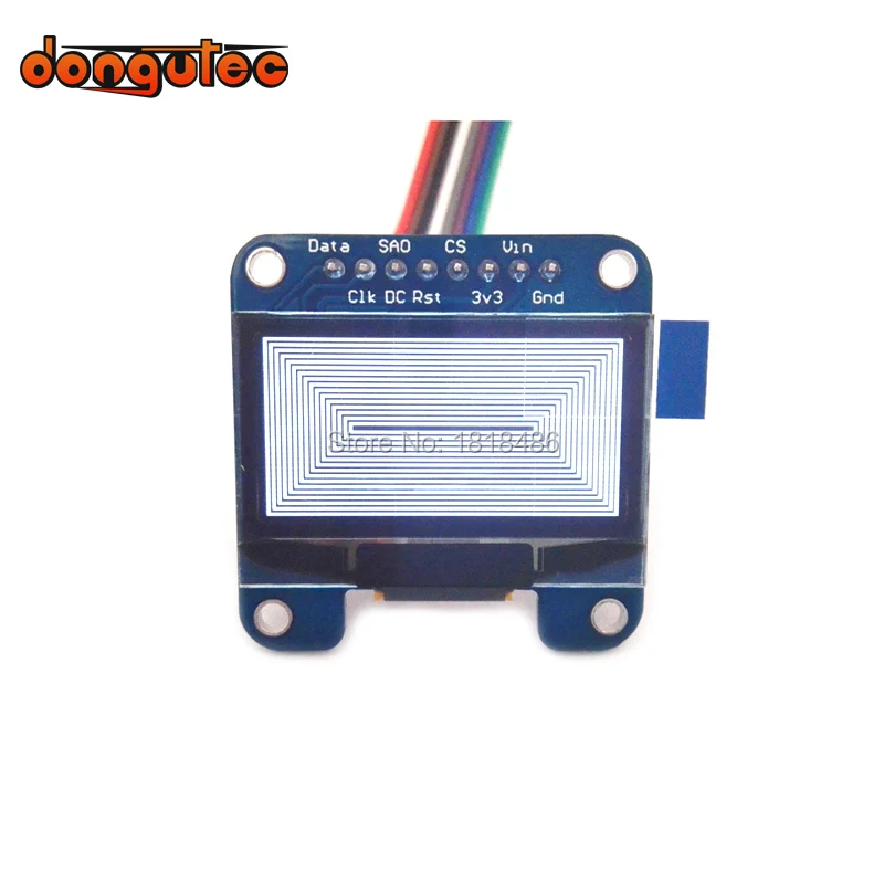 1.3&quot SSD1306 128x64 I2C/SPI OLED Module White Graphic Display Monochrome |