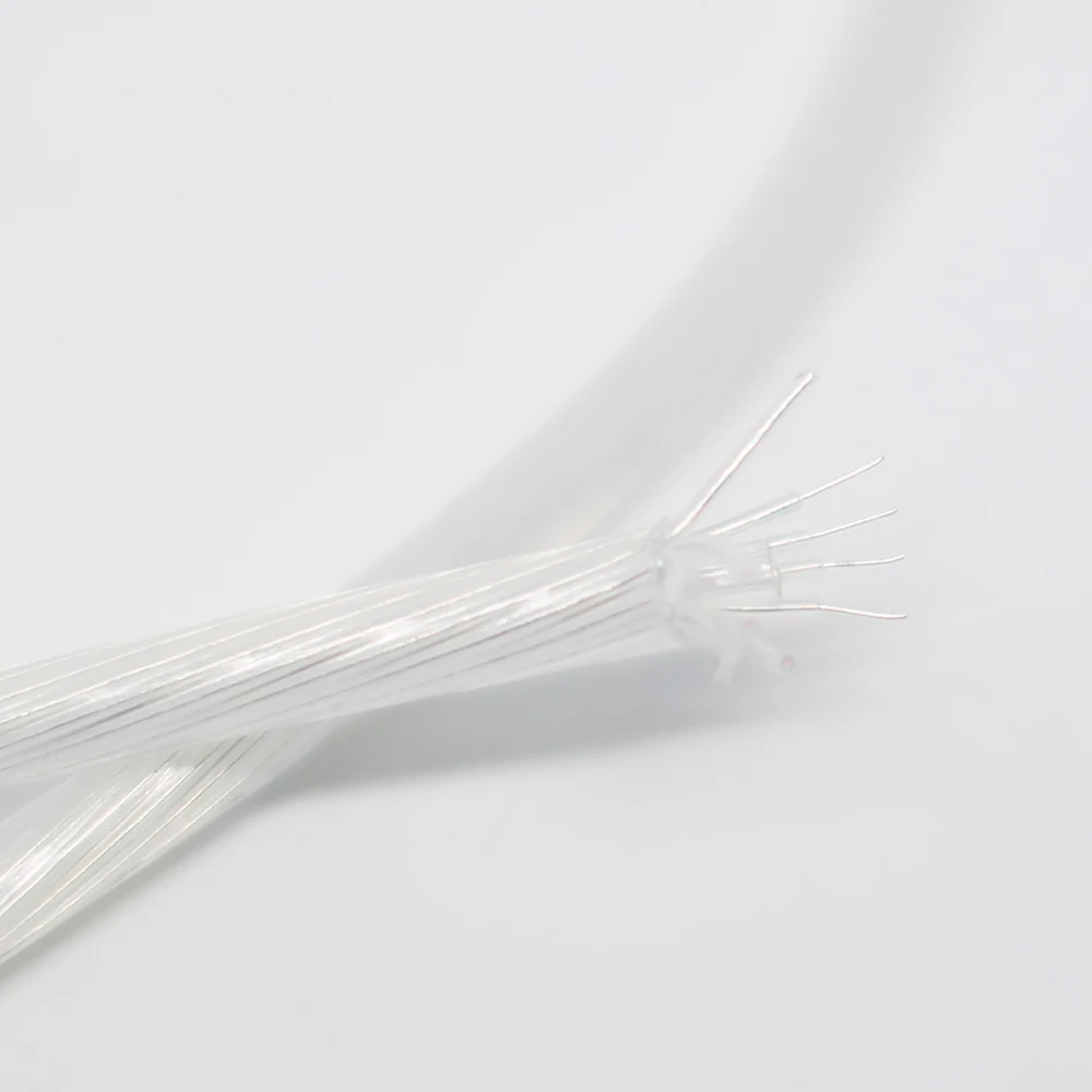 11-жильный OCC посеребренный аудио соединительный кабель PTFE для RCA/XLR кабеля |