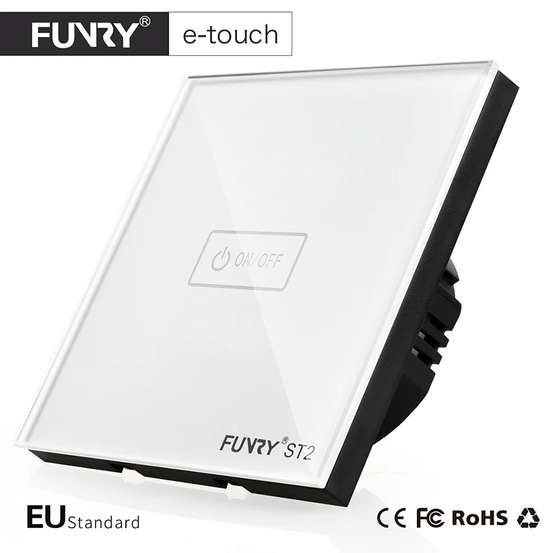 Funry ST (2nd поколения) настенный выключатель света ЕС 1gang 1 Путь сенсорный поддержка