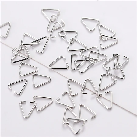 White K 50 шт. золотые белые застежки для Бусин DIY Изготовление сережек аксессуары ожерелье ручной работы серьги-гвоздики ювелирные изделия - Цвет: White K