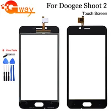 For Doogee Shoot 2 Touch Sensor Screen 5 Inch Perfect Repair Parts Touch Panel +Tools +Adhesive For 