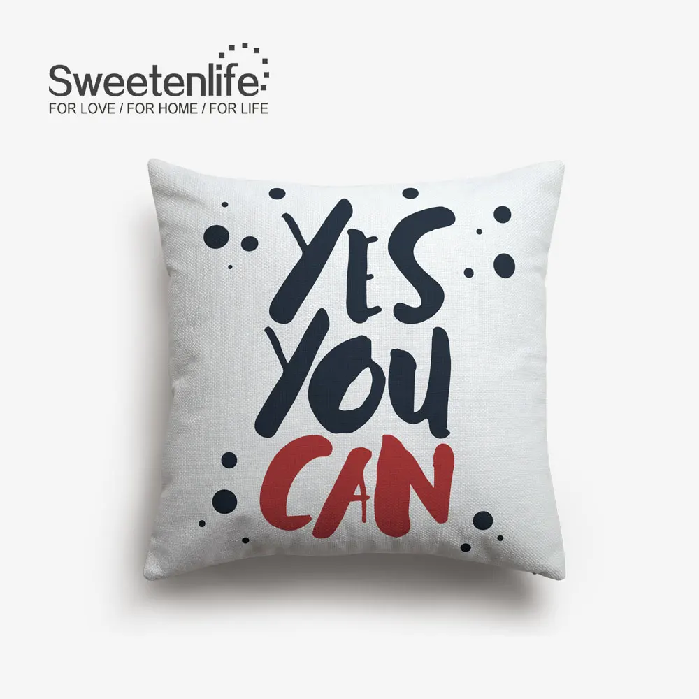 Sweetenlife Американский Стильный чехол для подушки 50x50 см белая льняная Подушка домашний декор с высоким уровнем Класс удобные Наволочки домашний декор