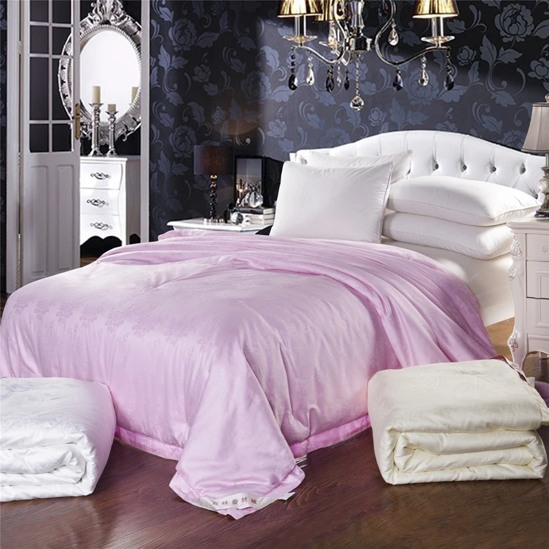 Роскошный комплект из одеяла 100% года тутового/натурального односпальное