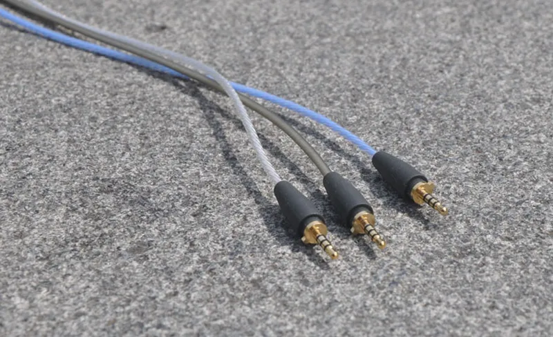 Замена кабеля наушников Earmax для Urbanite для Sennheiser) 3,5 мм до 2,5 мм HIFI посеребренный аудио Aux провод