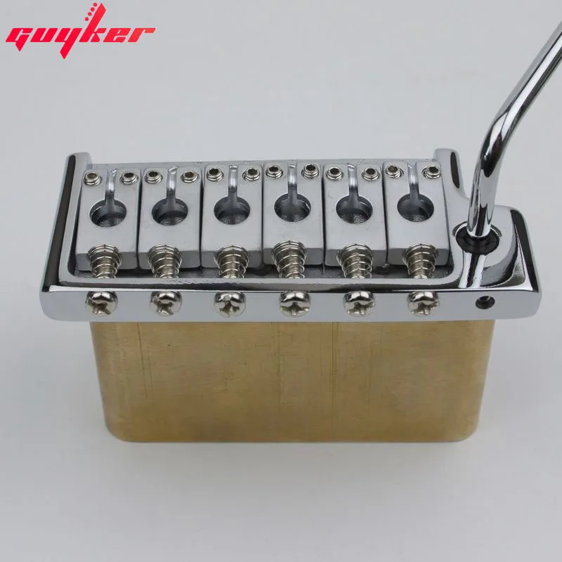 Латунный PRS стиль Tremolo гитарный мост полный комплект установки для Custom CE