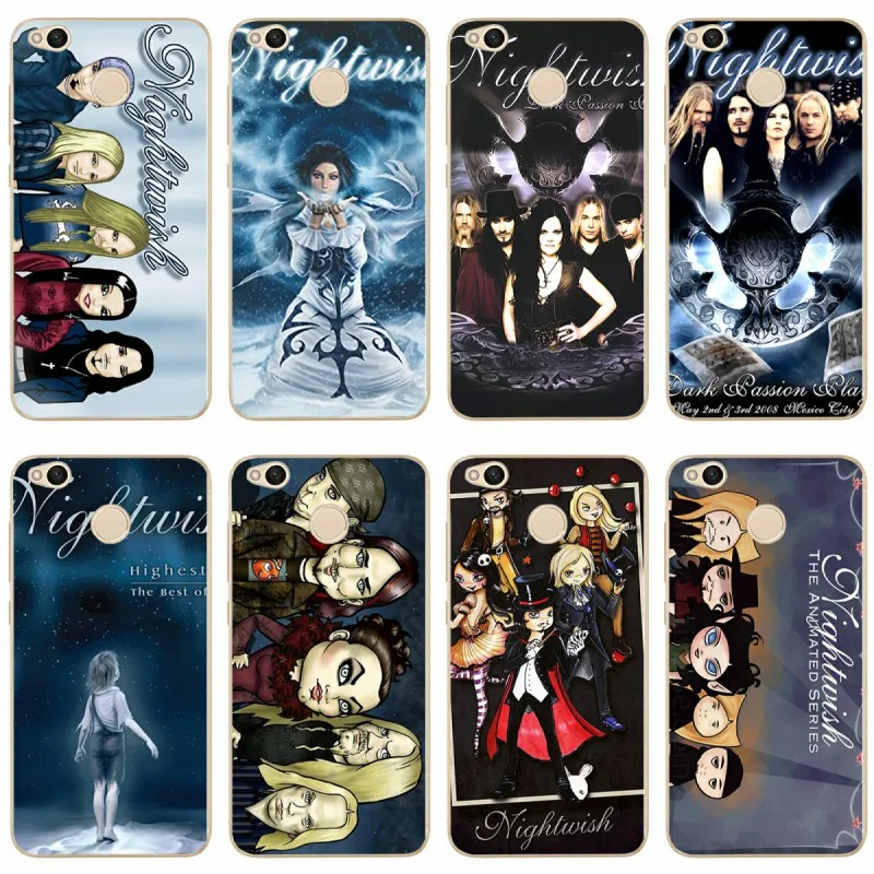 Чехол с рисунком Nightwish мягкий силиконовый чехол из ТПУ для телефона redmi4A 4X 5 5a 5Plus