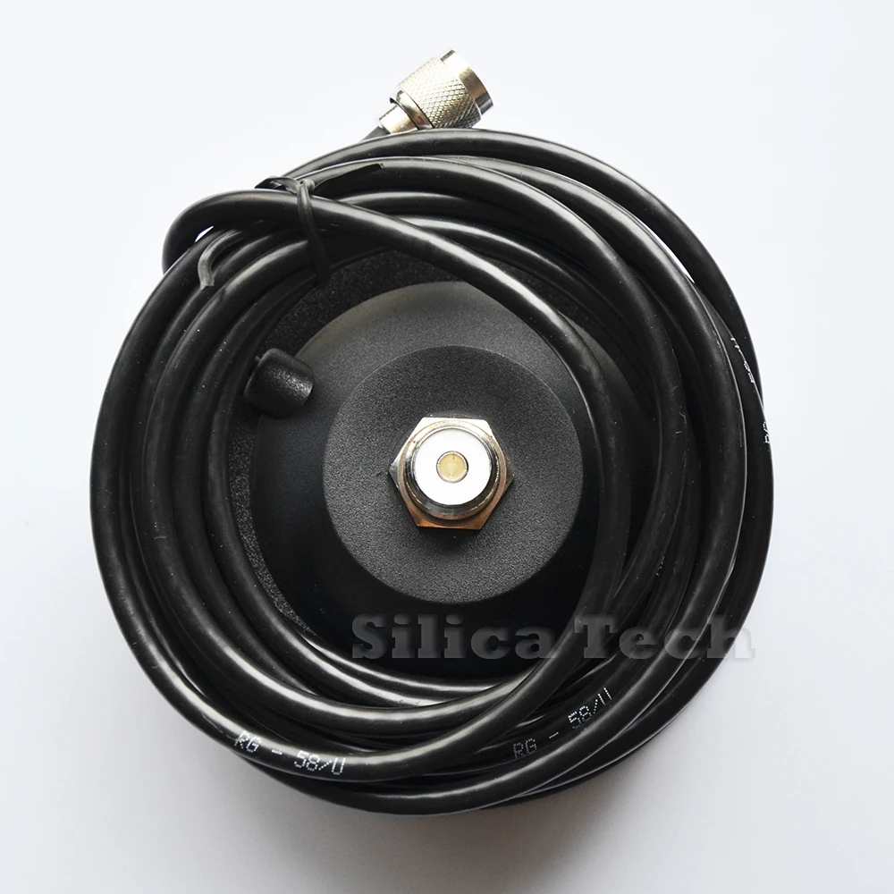 98MHz Car fm antenna sucker with 3M cable for 7w 15w FM Transmitter - TNC port |