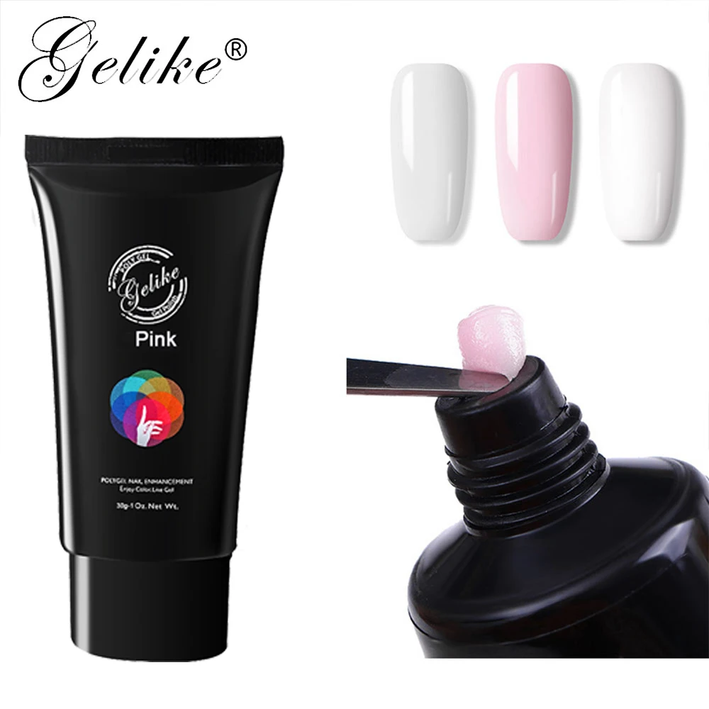 Полигелевое покрытие для наращивания ногтей простая в использовании стойкое