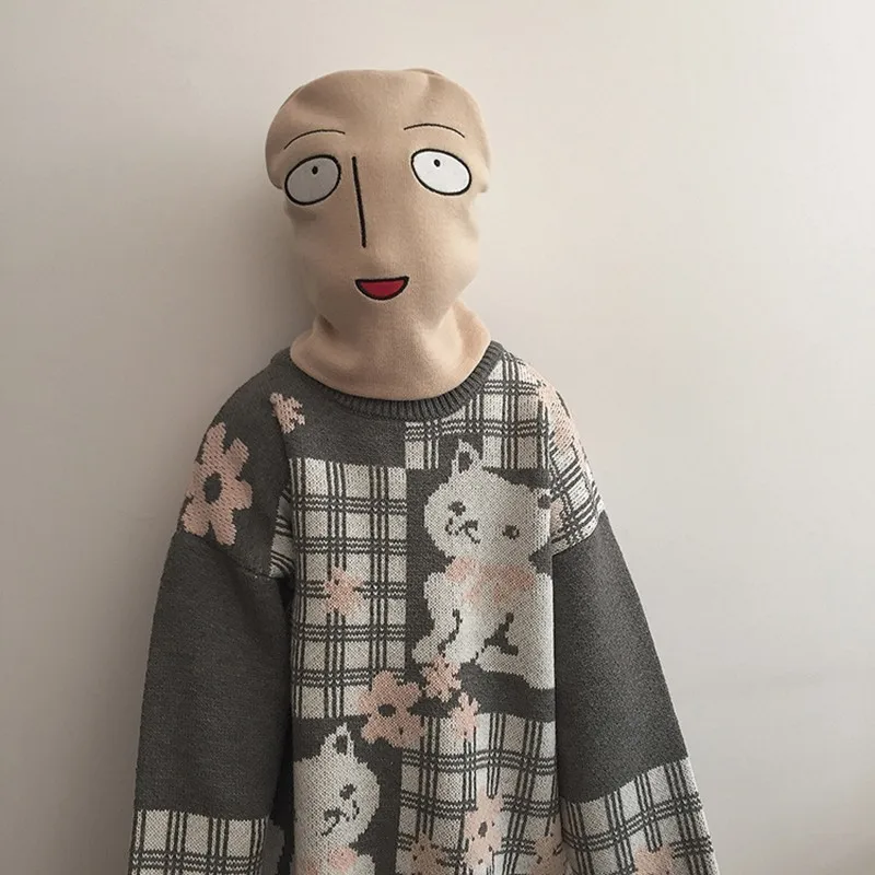 Лидер продаж, Аниме ONE PUNCH MAN Saitama, шапка для косплея для мужчин и женщин, шапки на Хэллоуин, рождественский подарок, вязанная шапка, капюшон