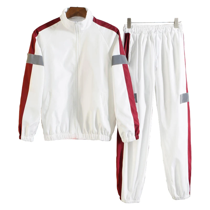 Мужской комплект Повседневный хип хоп свободное светоотражающее пальто зимнее