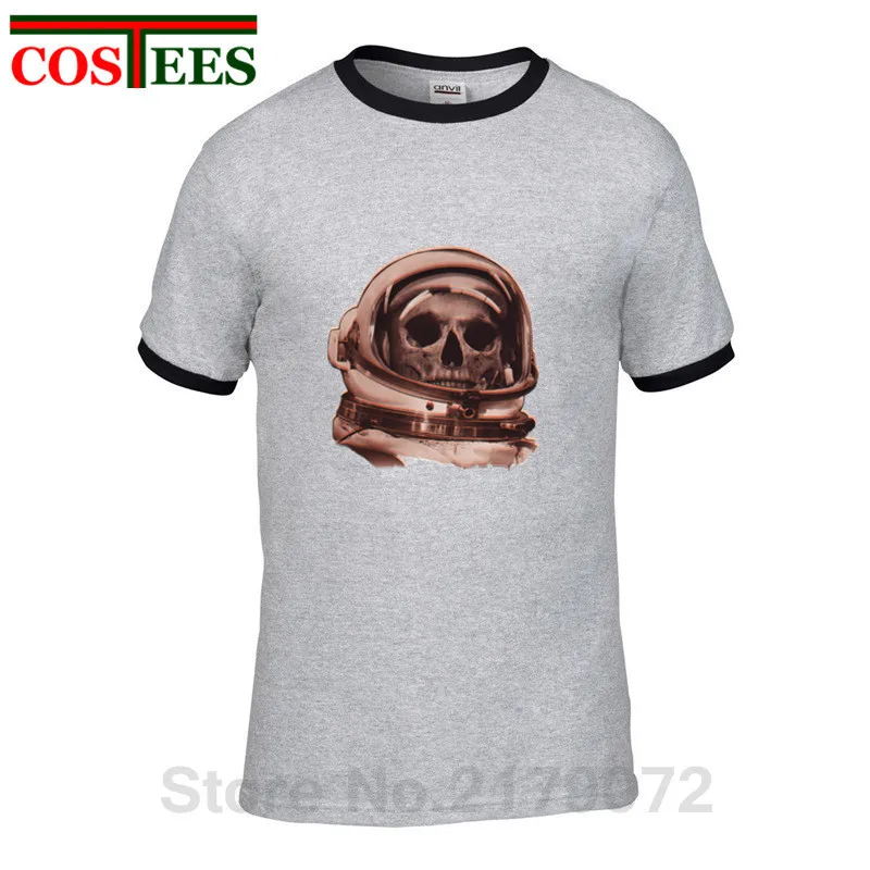 2019 Креативный дизайн Ablaze Spaceman футболка мужская с черепом космонавта SpaceX Teeshirt