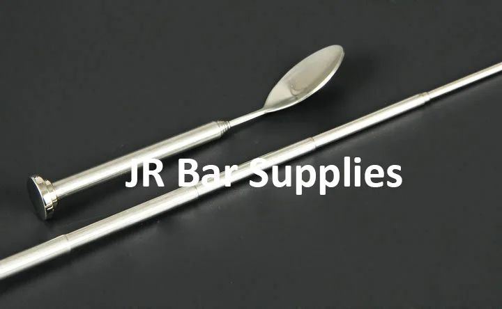 Телескопическая Выдвижная Волшебная Коктейльная ложка из нержавеющей стали