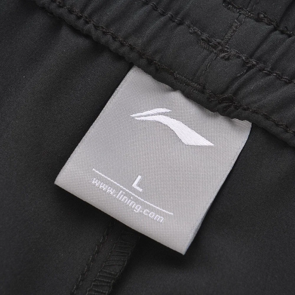Li-Ning, мужские шорты для бега, Стандартная посадка, 88% полиэфир, 12% спандекс подкладка, удобные спортивные шорты, нижняя часть AKSP021 MKD1600