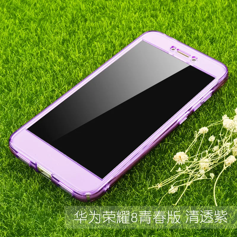 For Huawei Honor 8 Lite Honor8 Cover Clear Transparent Phone Cases Funda P8 2017 Coque Full Protection Case |