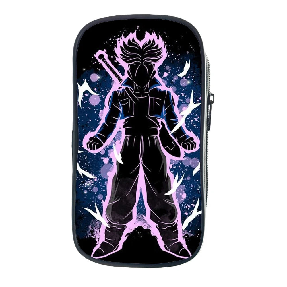 4 Двухслойный чехол-карандаш Dragon Ball Z Goku для мальчиков и девочек, школьный чехол, сумка для канцелярских принадлежностей, Детская милая сумочка для ручек, подарок для детей - Color: 4