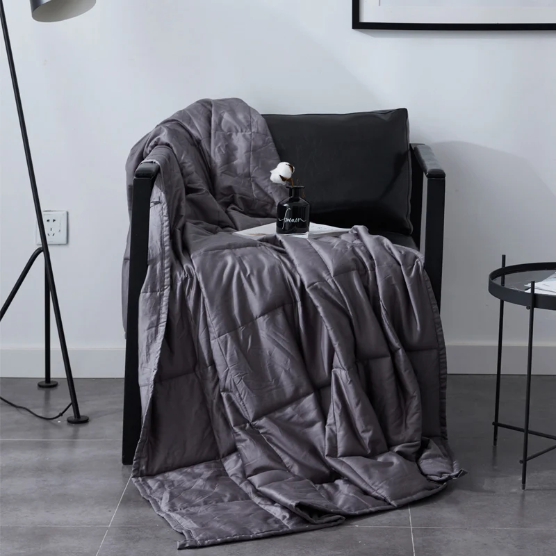 American Weighted Blanket Velvet Quilting Sleep Aiding Child Autism Assisted Size 40*60/48*72/60*80in | Дом и сад