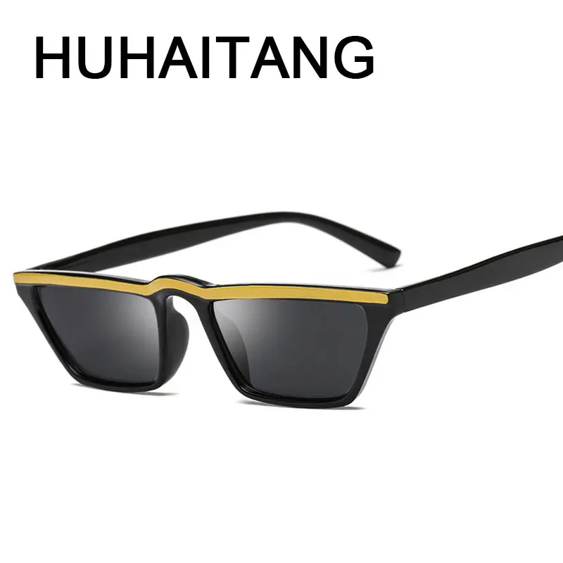 Солнцезащитные очки HUHAITANG квадратные винтажные 2019|Женские солнцезащитные очки| |