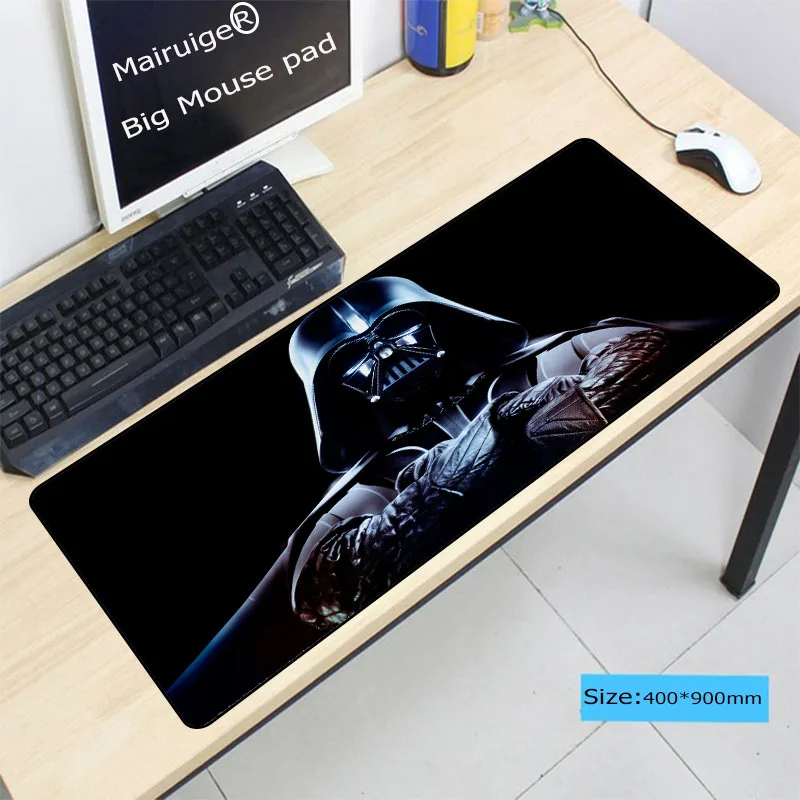 Mairuige 900x400X3 мм Большой HD игровой коврик для мыши с рисунком для геймеров, плееров, моющийся ноутбук, компьютер, коврик для мыши для звездных войн - Цвет: 300X800X2MM
