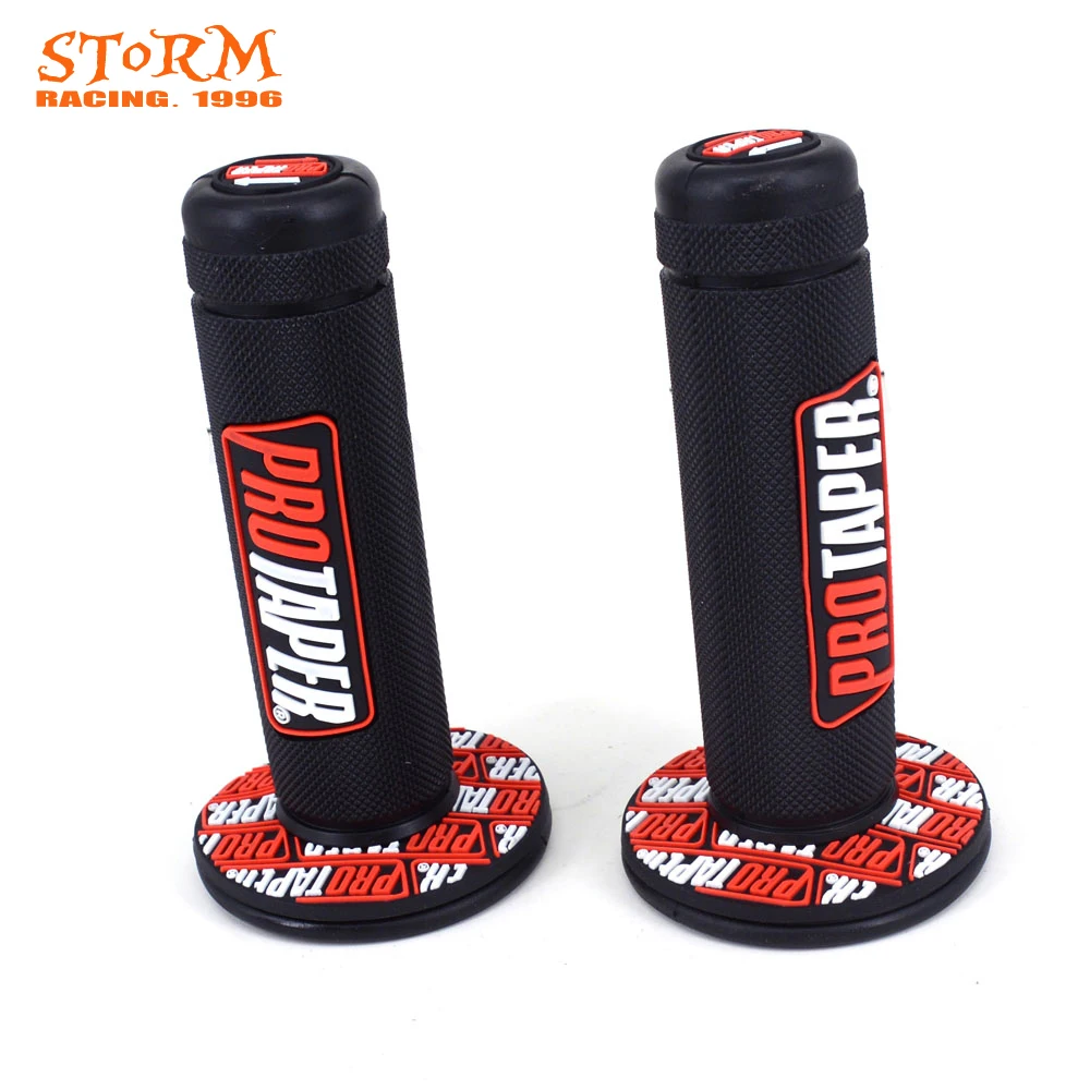 red Мотоцикл 7/" Ручка гелевая Тормозная ручка резиновая для YAMAHA HONDA EXC SX YZF KTM CRF Protaper Pro taper Dirt Bike - Цвет: red