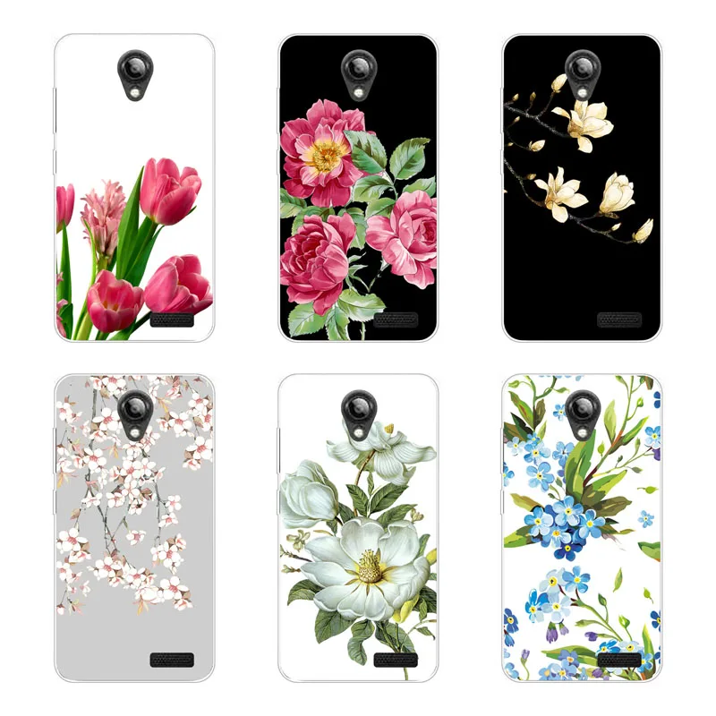 lenovo a319 Case Silicon flowers Painting Soft TPU Back Cover for Protect Phone cases shell |