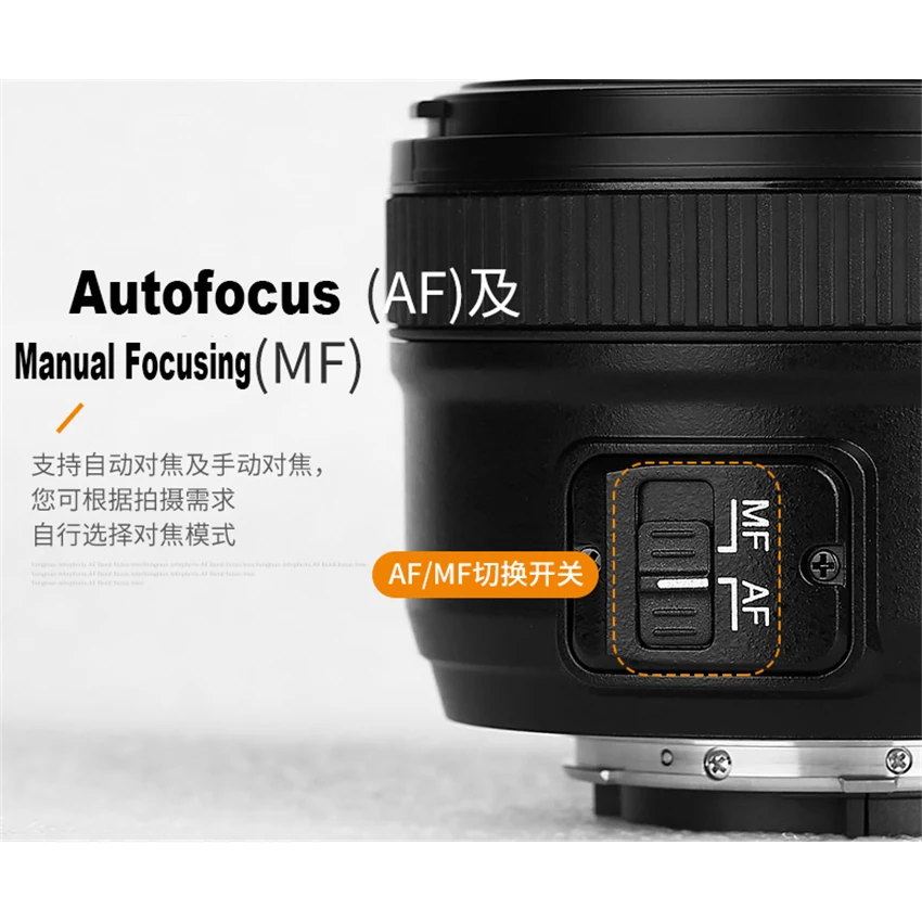 YONGNUO YN 35 мм F2 объектив для камеры Nikon Canon EOS yn35мм объективы AF MF широкоугольный 600D 60D