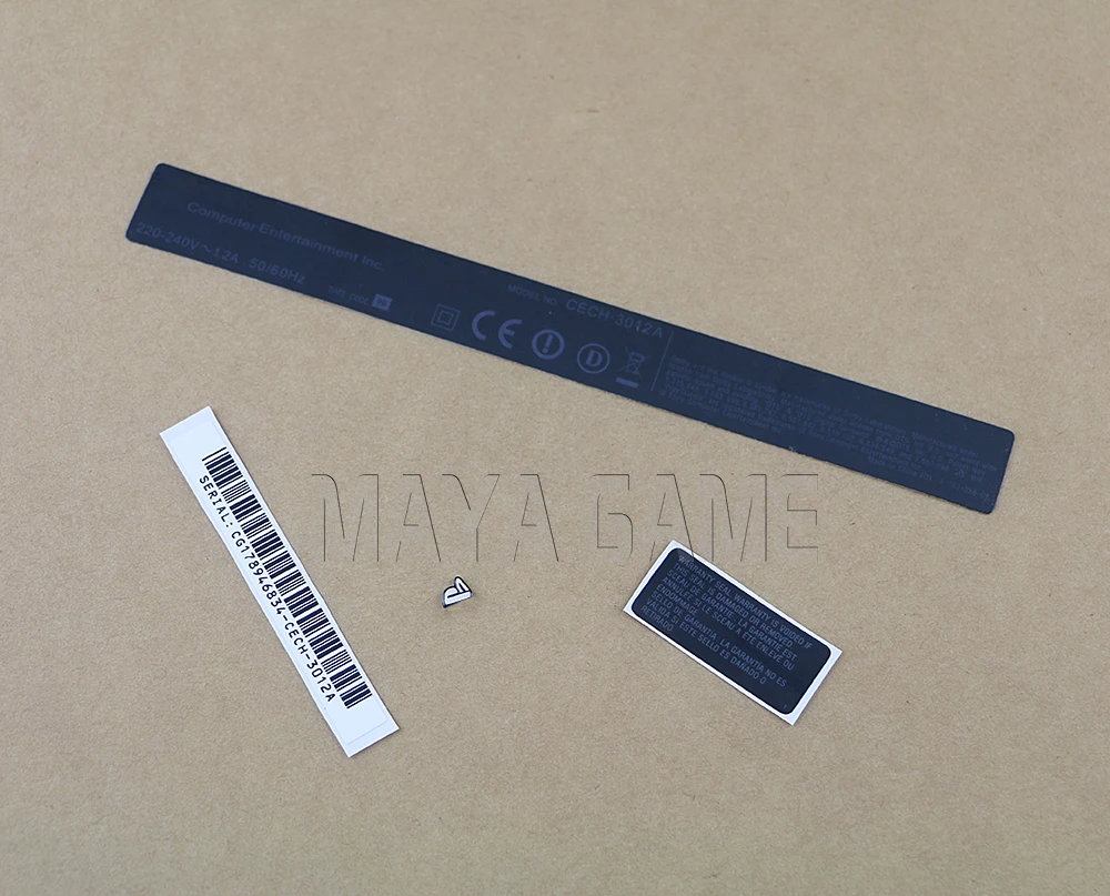 2 компл./лот CECH-3012A Корпус наклейка Shell этикетка уплотнения для playstation 3 PS3 консоли