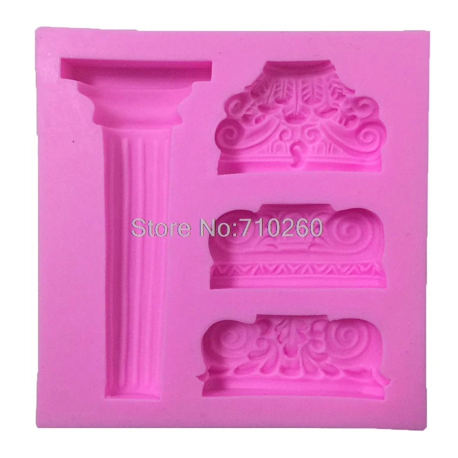 Мраморная стойка M156 силиконовая форма для торта шоколада помадки 3d украшения