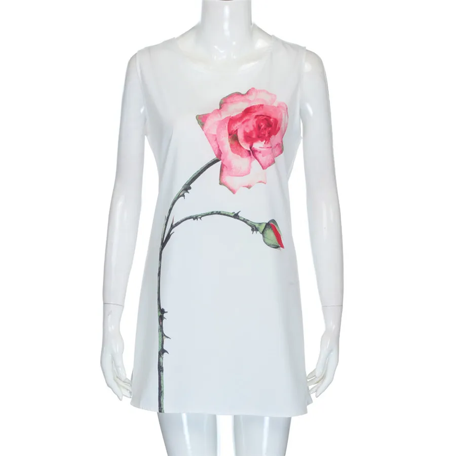 Новый стиль Ретро бохо женское летнее пляжное Короткое мини-платье без рукавов с